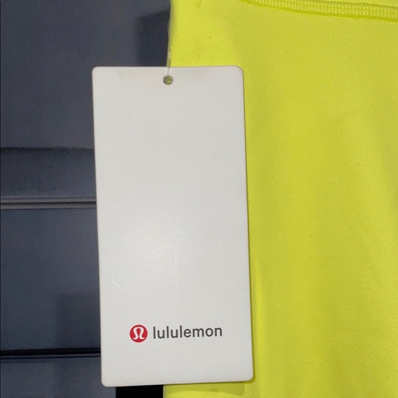 Lululemon Align HR Crop 21 “ Bright Yellow Women’s 12 NWT - Picture 6 of 9